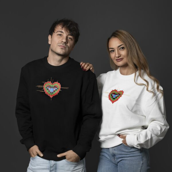 SWEATSHIRT NITI SRCA - DESIGN BY MIRSAD AGIĆ